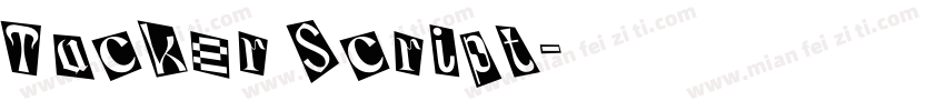 Tucker Script字体转换